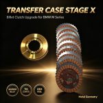 Transfer Case Stage x Upgrade billet clutch kit for BMW M Series